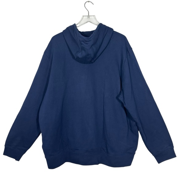 Lacoste Mens 3XL FR 8 Navy Blue Croc Logo 1927 Hoodie Sweatshirt Pullover NWT - Picture 4 of 11